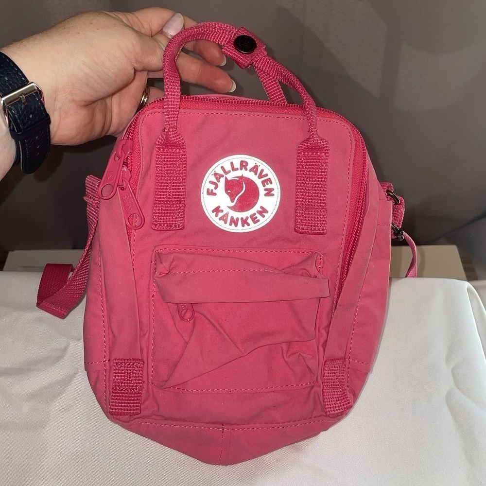 Fjallraven Kanken Mini Backpack Hot Pink Purse Crossbody Bag Handbag